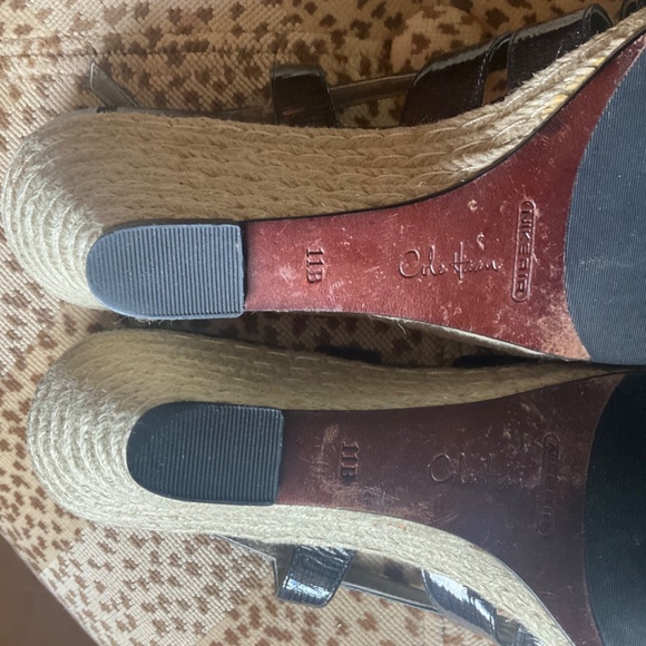 Cole Haan women shoes 11 black slingback wedge - 5 Day SALE! - Picture 3 of 6